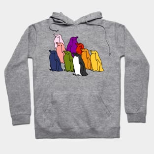 Full Color Penguin Party Hoodie